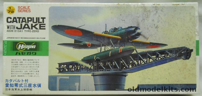 Hasegawa 1/72 Aichi E13A1 Type-Zero Jake  with Catapult, C9 plastic model kit